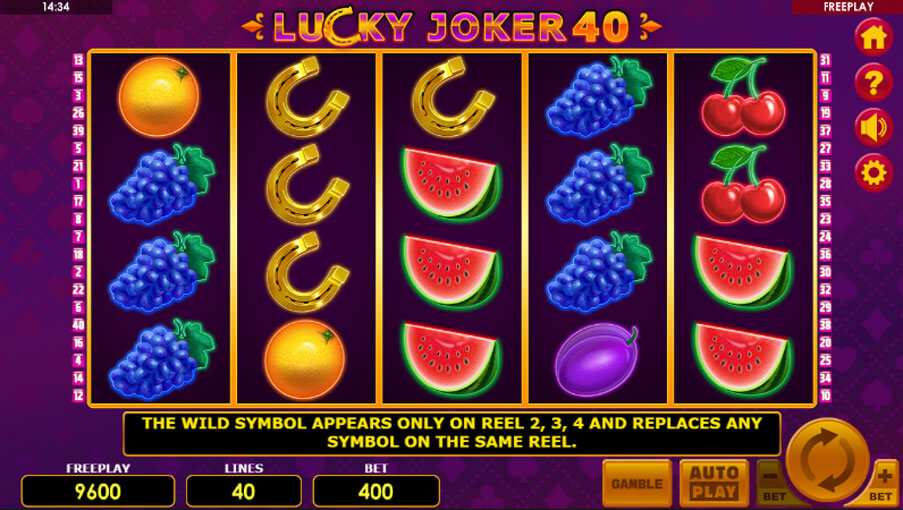 Jogar Lucky Joker 40 por dinheiro